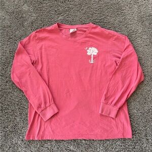 Southern Spirit SC Myrtle Beach Surf Shop Womens Pink Long Sleeve Size M